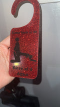 Personalised acrylic door hanger (pre order)