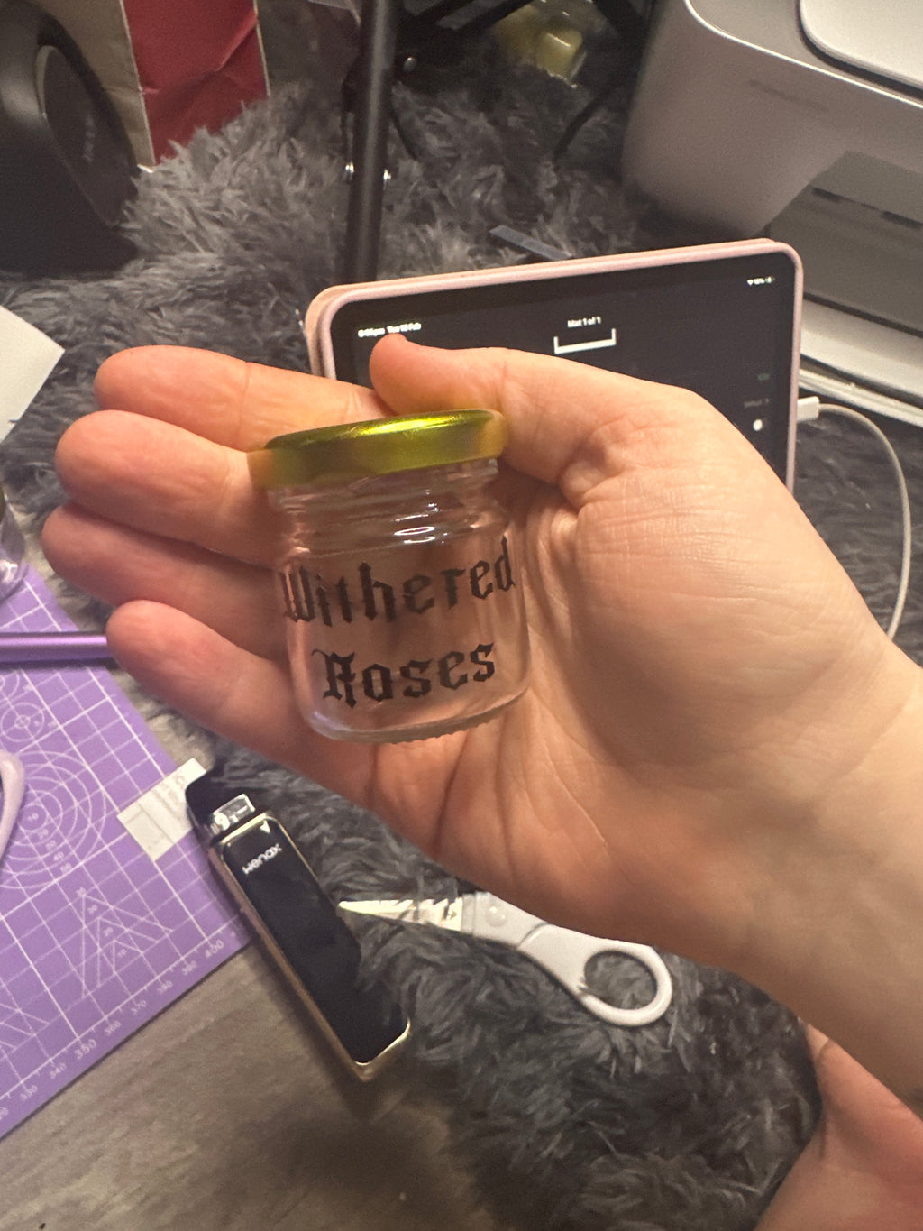 Personalised Mini Glass Jars